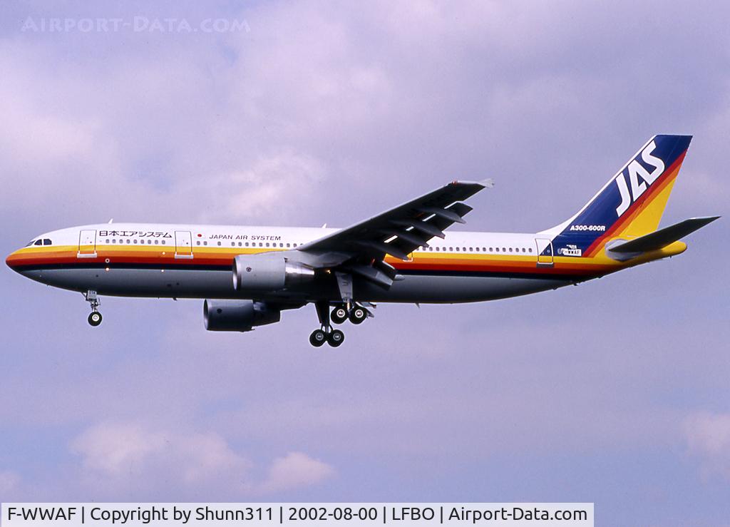 F-WWAF, 2002 Airbus A300B4-622R C/N 836, C/n 0836 - To be JA014D