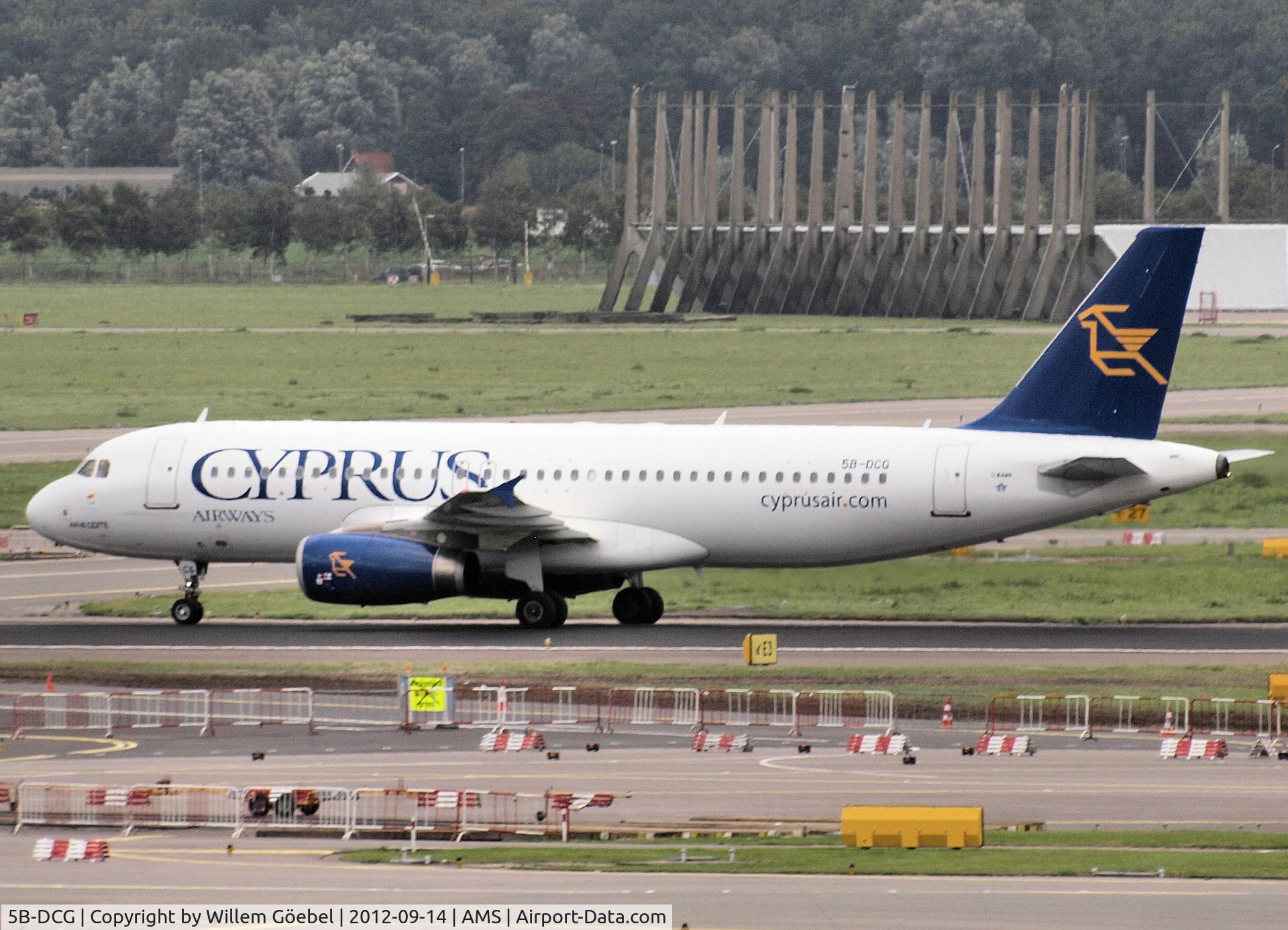 5B-DCG, 2010 Airbus A320-232 C/N 4197, Taxi to the gate of Schiphol Airport