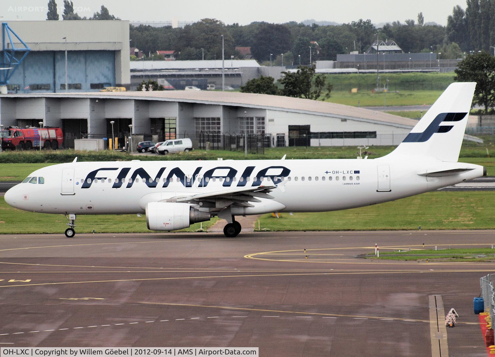 OH-LXC, 2001 Airbus A320-214 C/N 1544, Taxi to runway 24 of Schiphol Airport