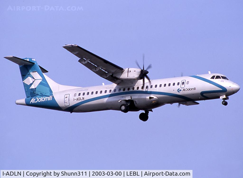 I-ADLN, 1998 ATR 72-212A C/N 557, Landing rwy 07