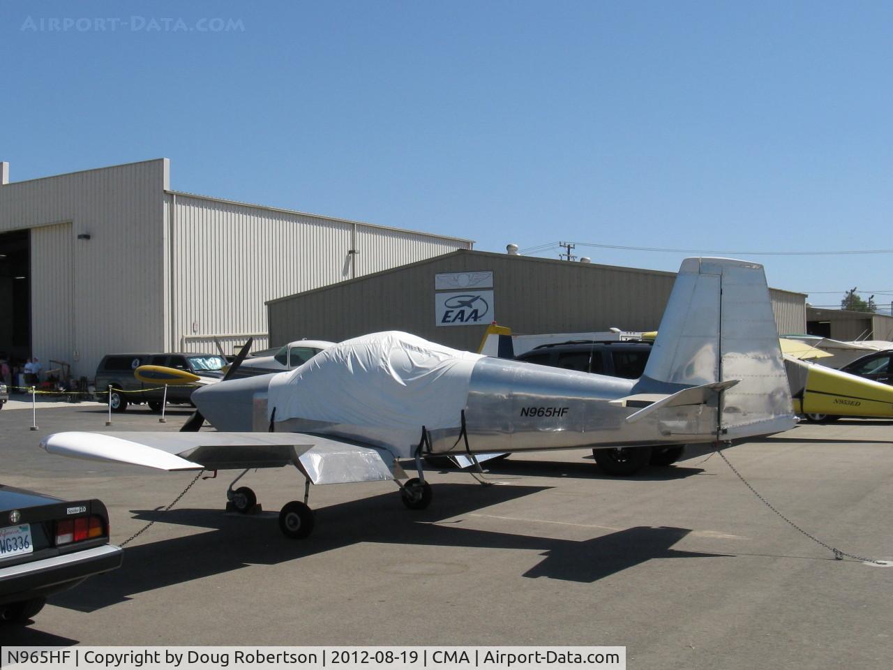 N965HF, Vans RV-7A C/N 71752, 2011 Feldman VAN's RV-7A