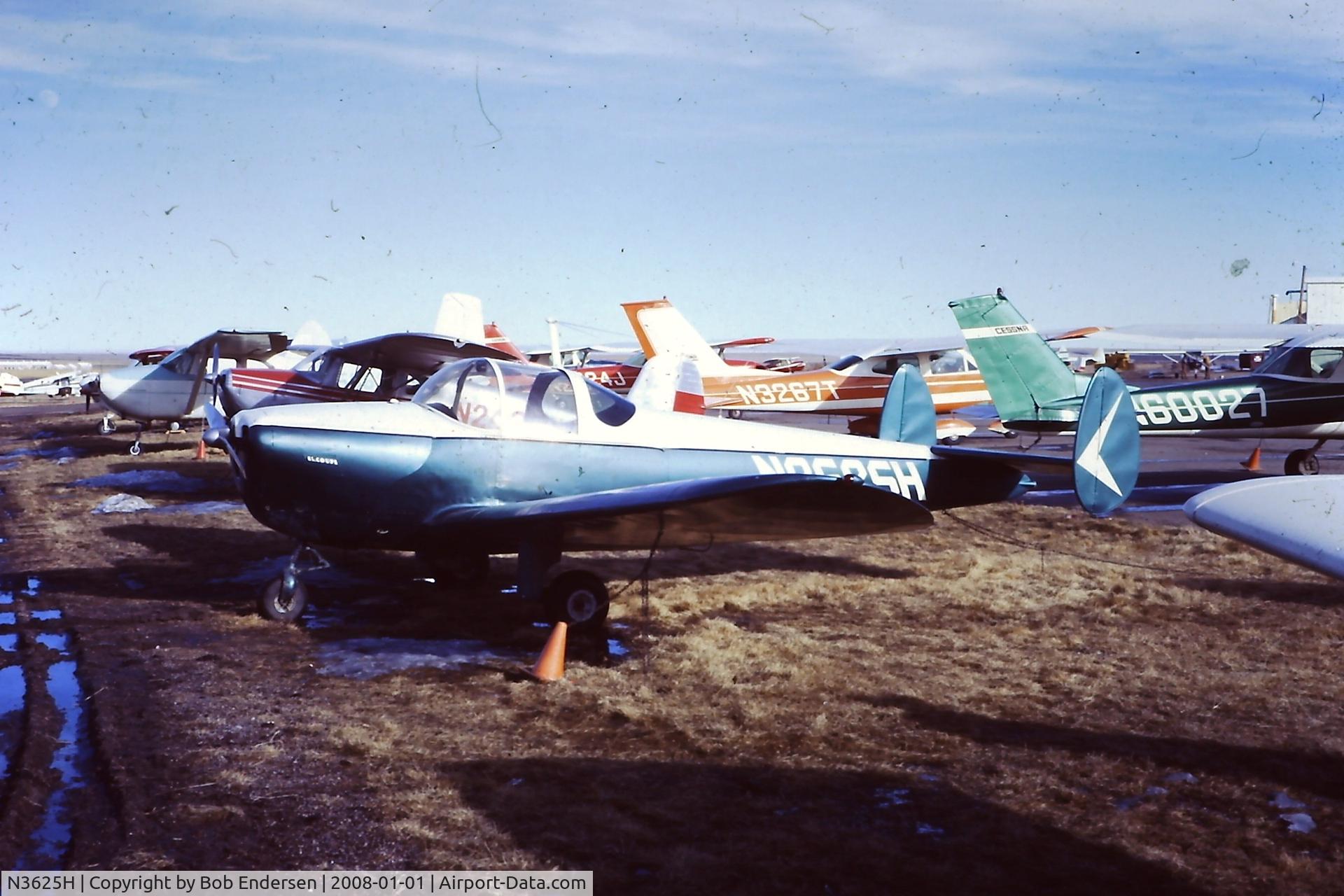 N3625H, 1946 Erco 415C Ercoupe C/N 4250, picture taken 1971-72