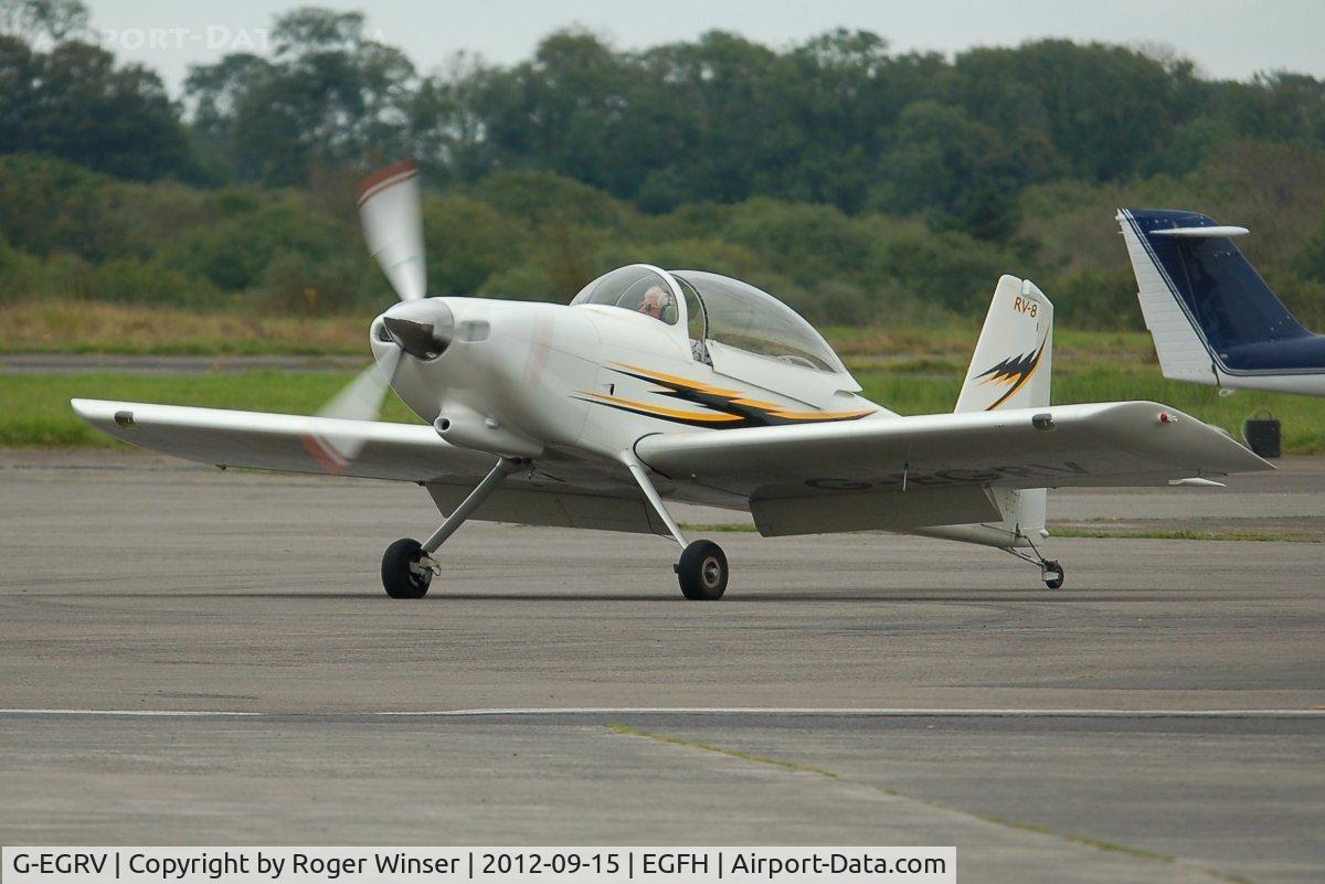 G-EGRV, 2007 Vans RV-8 C/N PFA 303-13639, Resident Yans RV-8. Previously registered G-PHMG.