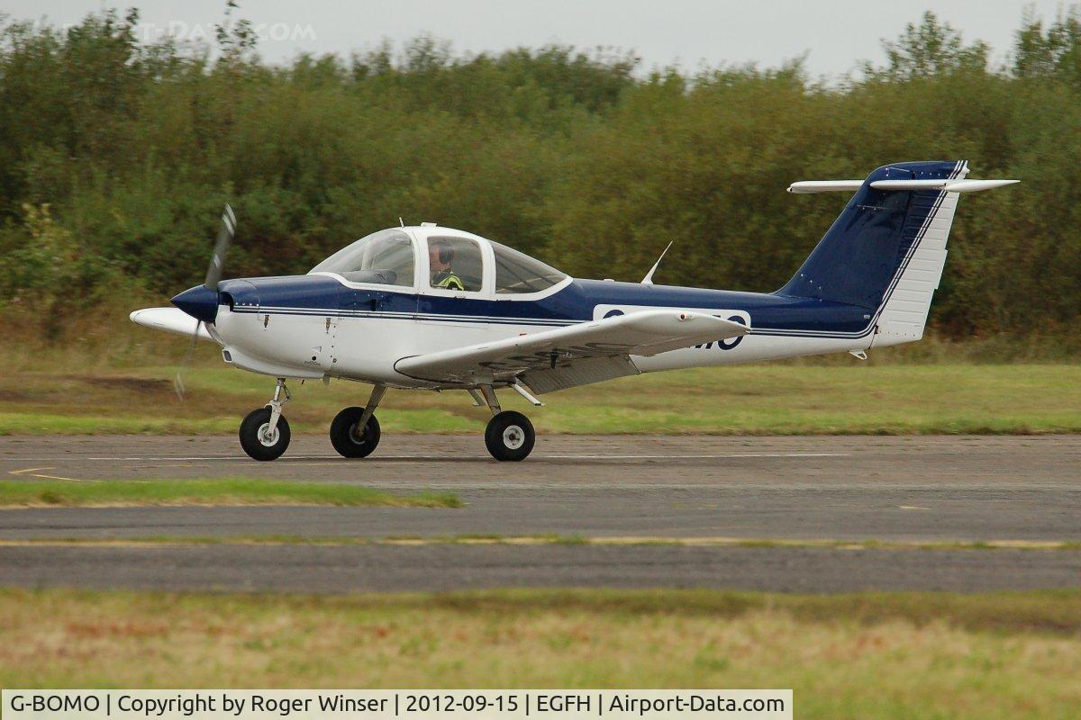 G-BOMO, 1981 Piper PA-38-112 Tomahawk Tomahawk C/N 38-81A0161, Resident Tomahawk operated by Cambrian Flying Club.