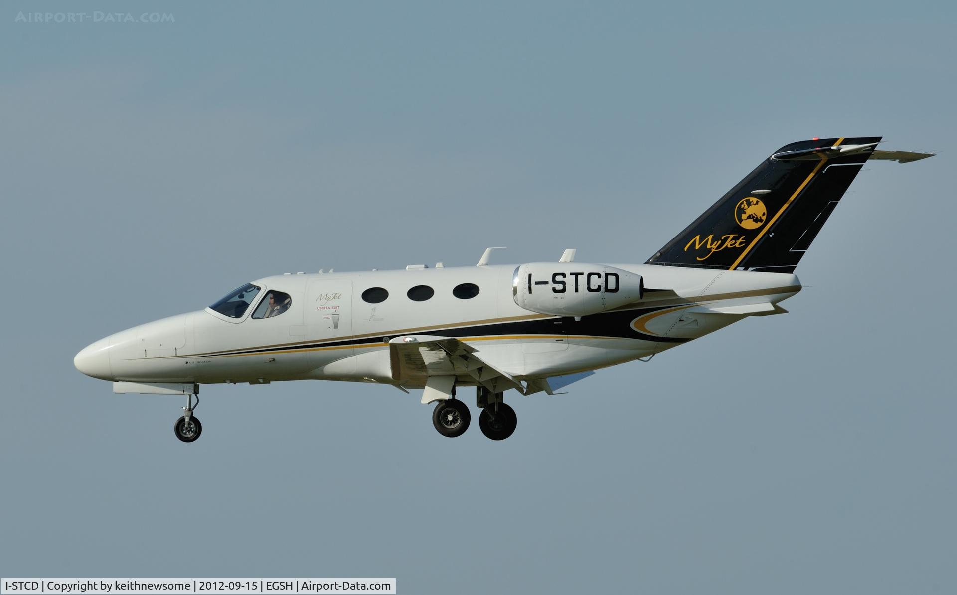 I-STCD, 2010 Cessna 510 Citation Mustang Citation Mustang C/N 510-0361, Italian Stallion ! well mustang at least ! arriving at NWI.