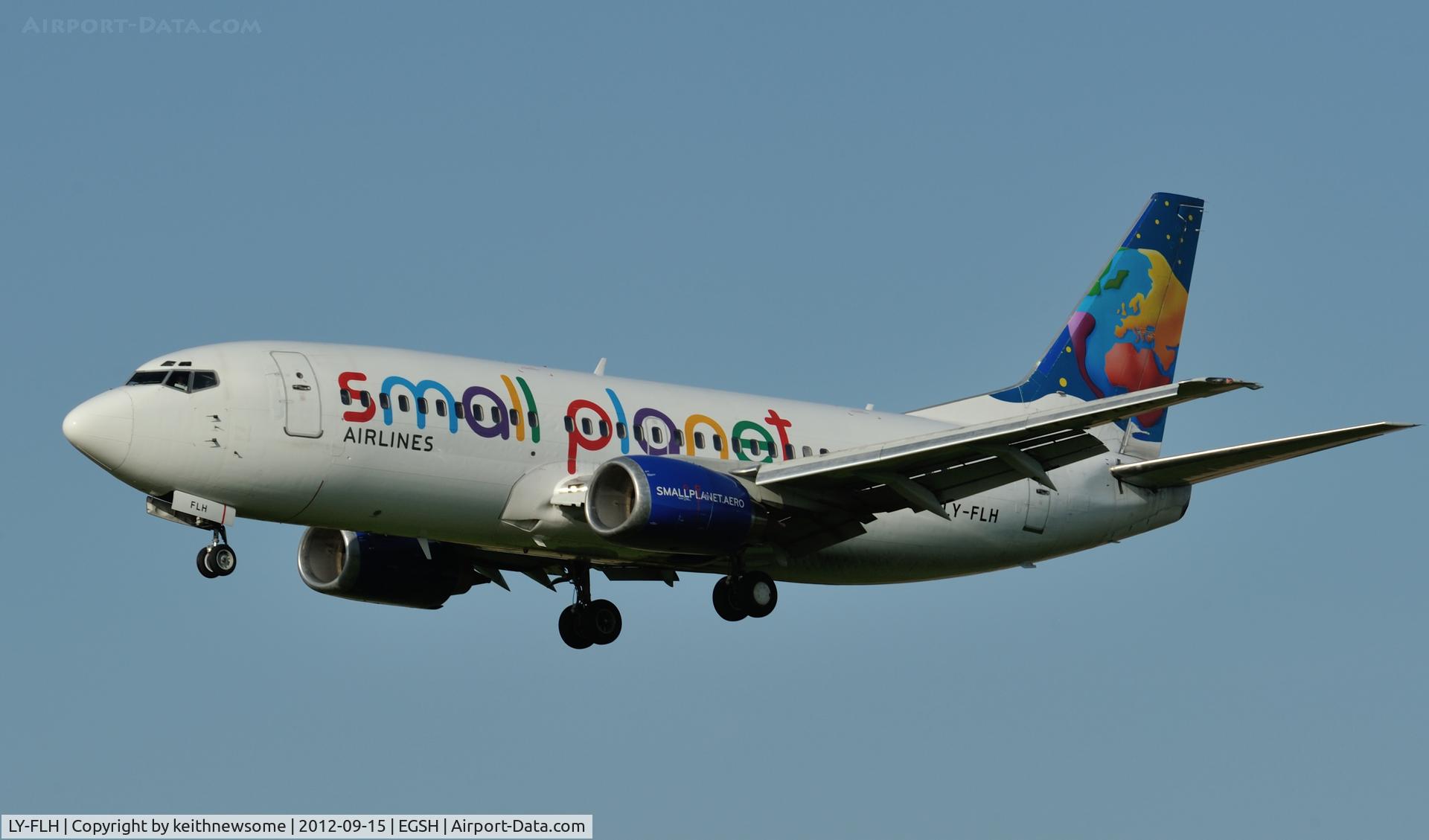 LY-FLH, 1992 Boeing 737-382 C/N 25161, A welcome arrival of another regular visitor !