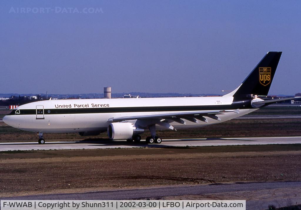 F-WWAB, 2002 Airbus A300F4-622R C/N 0826, C/n 0826 - To be N143UP