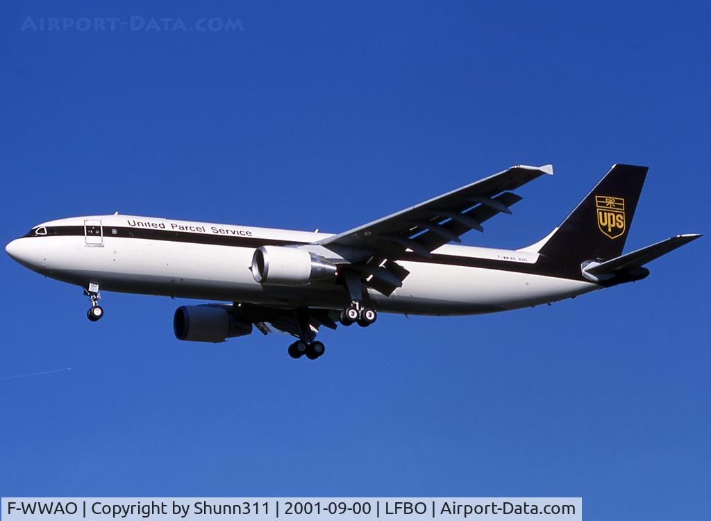 F-WWAO, 2001 Airbus A300F4-622R C/N 820, C/n 0820 - To be N137UP