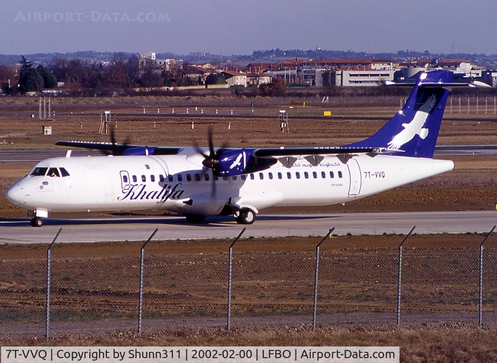 7T-VVQ, 2001 ATR 72-212A C/N 676, Delivery day...