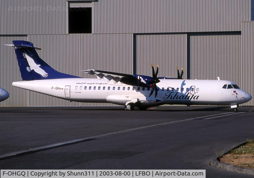 F-OHGQ, 2001 ATR 72-212A C/N 677, Landing rwy 14R