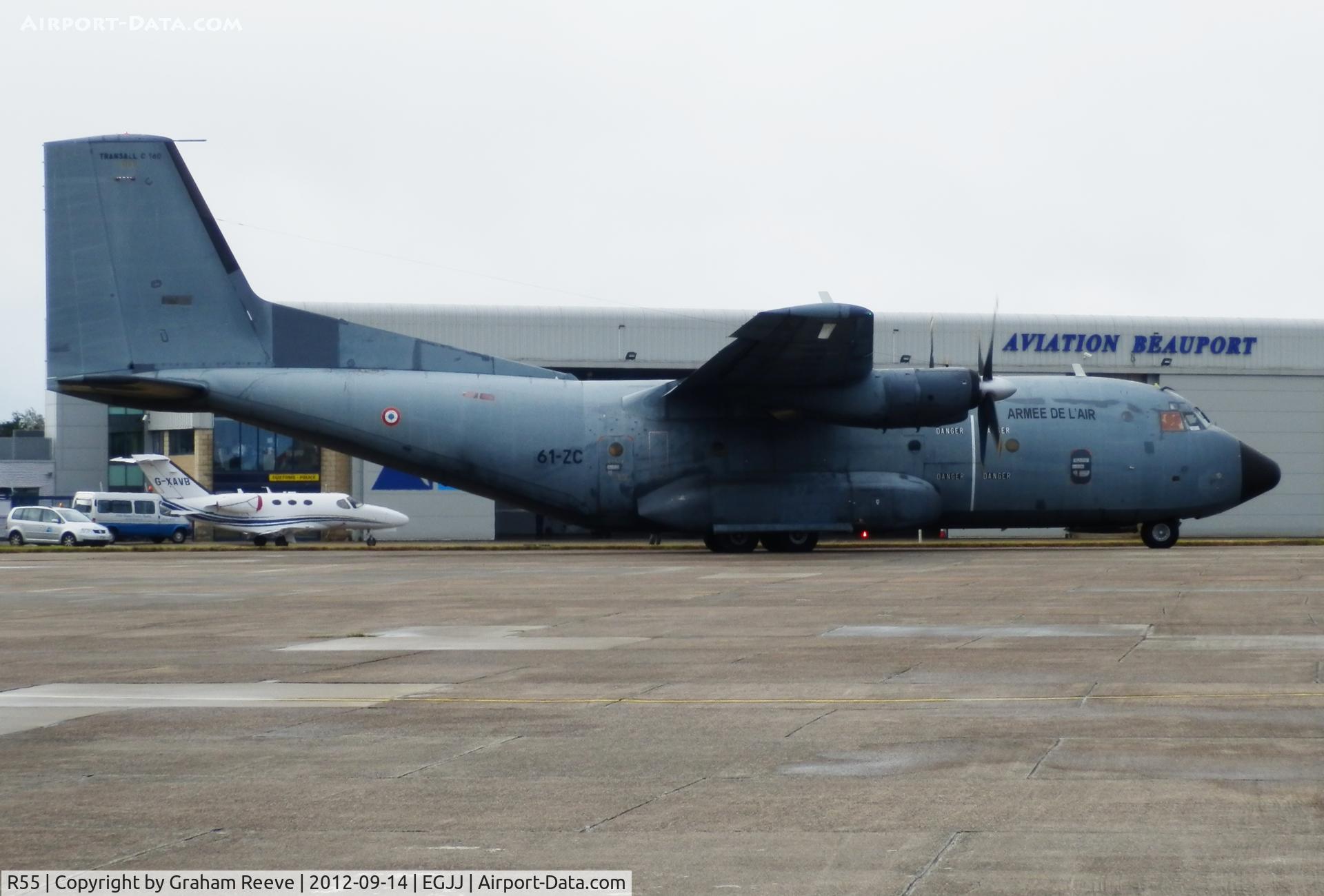 R55, Transall C-160R C/N 55, About to depart.