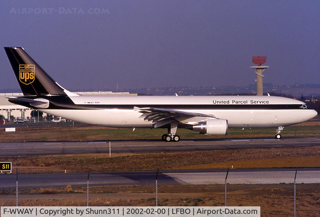 F-WWAY, 2002 Airbus A300F4-622R C/N 0824, C/n 0824 - To be N141UP