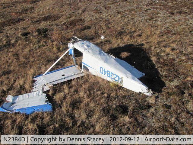 N2384D, 1976 Cessna 170B C/N 20536, crash site, western Brooks Range Alaska