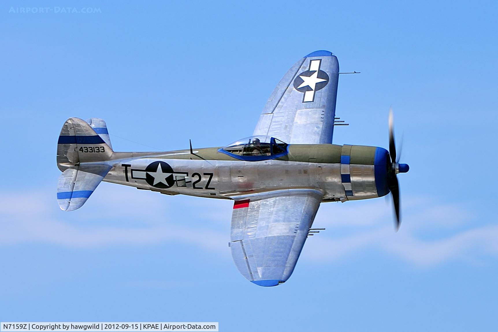 N7159Z, 1945 Republic P-47D Thunderbolt C/N 45-49406, Flying Heritage Collection