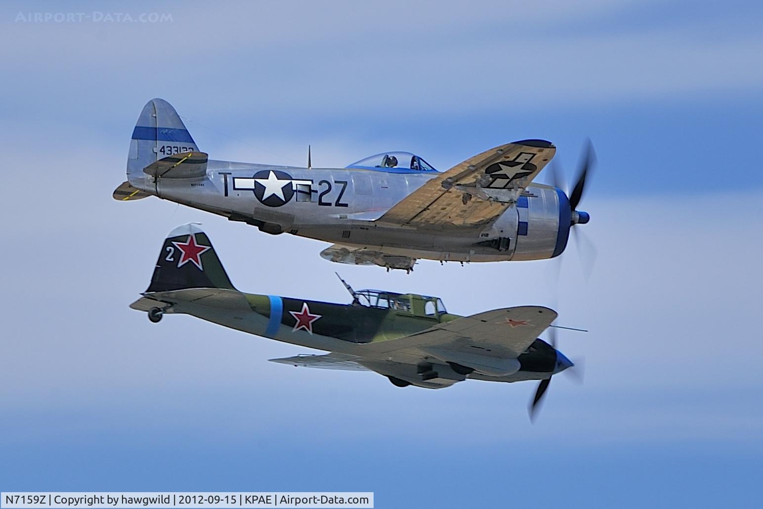 N7159Z, 1945 Republic P-47D Thunderbolt C/N 45-49406, Flying Heritage Collection