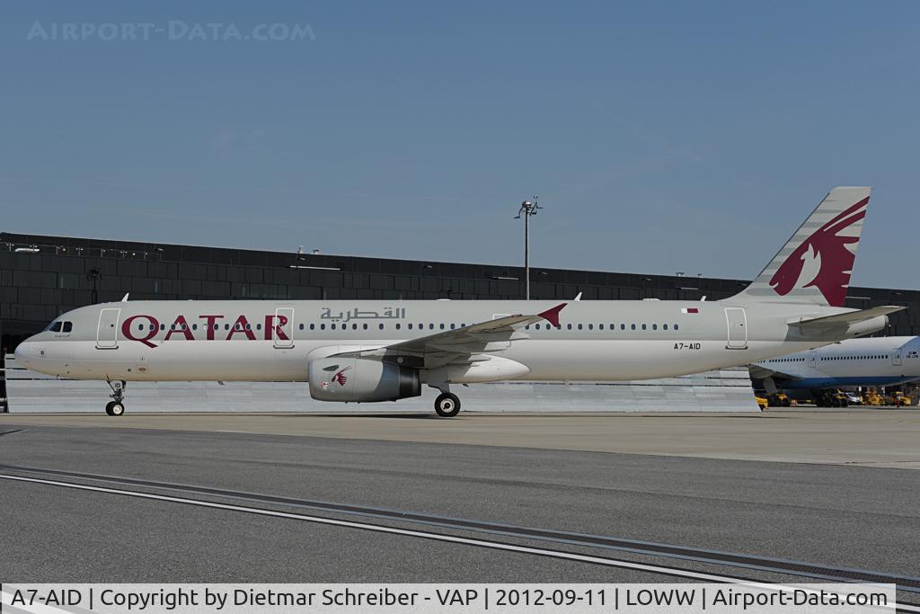 A7-AID, 2010 Airbus A321-231 C/N 4530, Qatar Airways Airbus 321