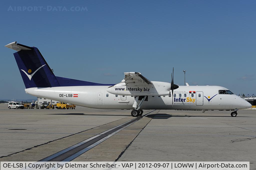 OE-LSB, 1998 De Havilland Canada DHC-8-314Q Dash 8 C/N 525, Intersky Dash 8-300