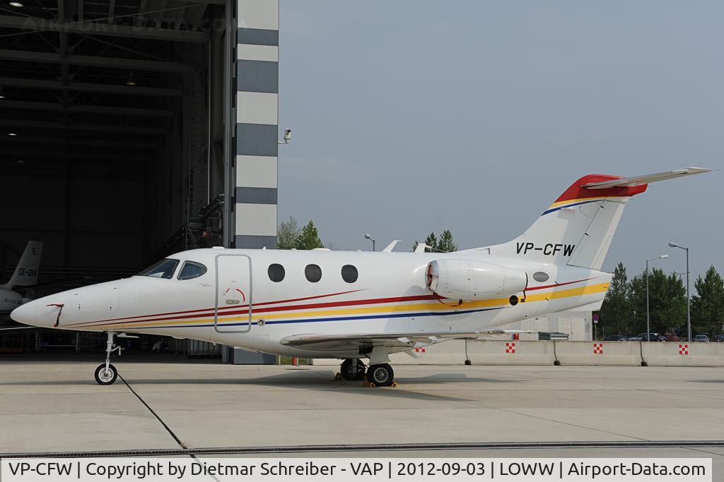 VP-CFW, 2007 Hawker Beechcraft 390 Premier IA C/N RB-189, Beech 390