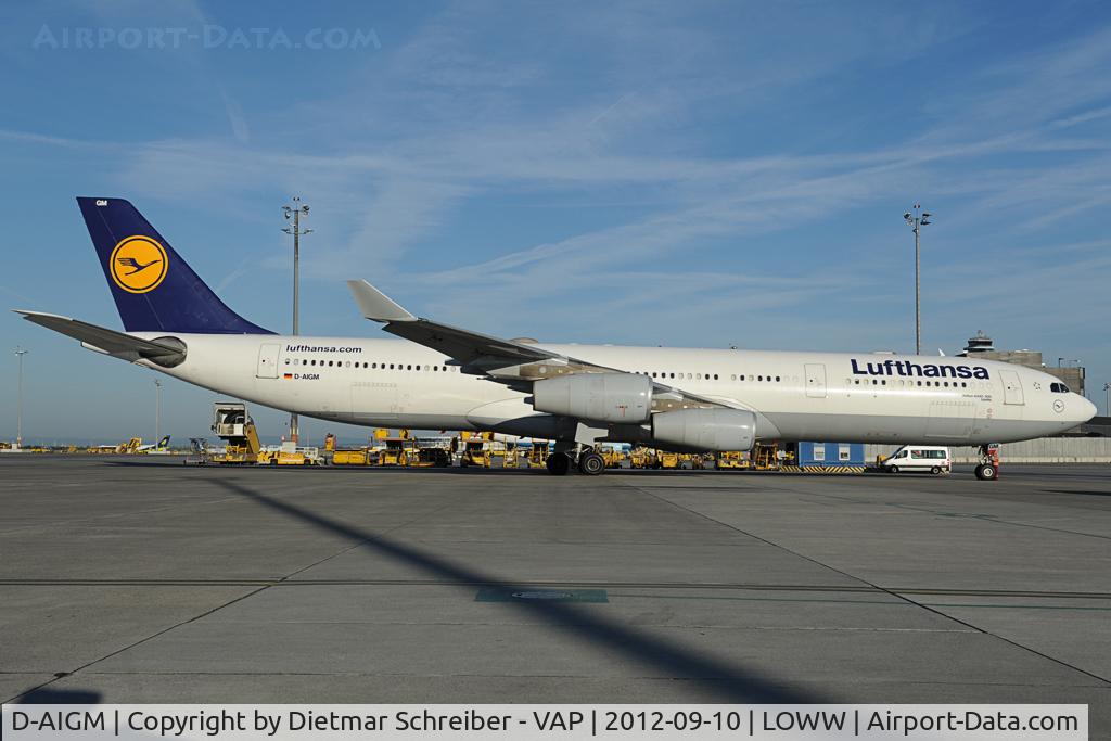 D-AIGM, 1997 Airbus A340-313 C/N 158, Lufthansa Airbs 340-300