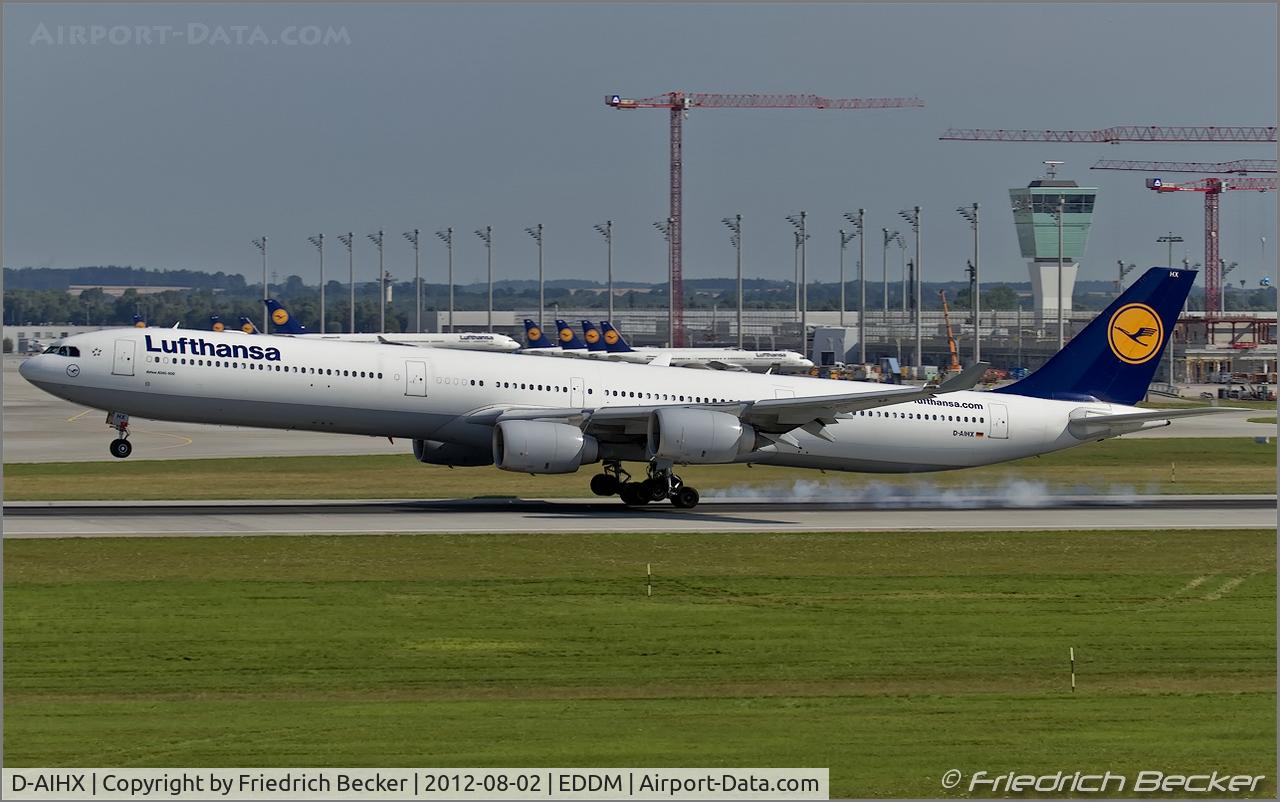 D-AIHX, 2009 Airbus A340-642 C/N 981, touchdown