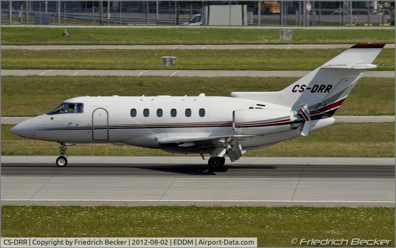 CS-DRR, 2006 Raytheon Hawker 800XP C/N 258786, decelerating after touchdown