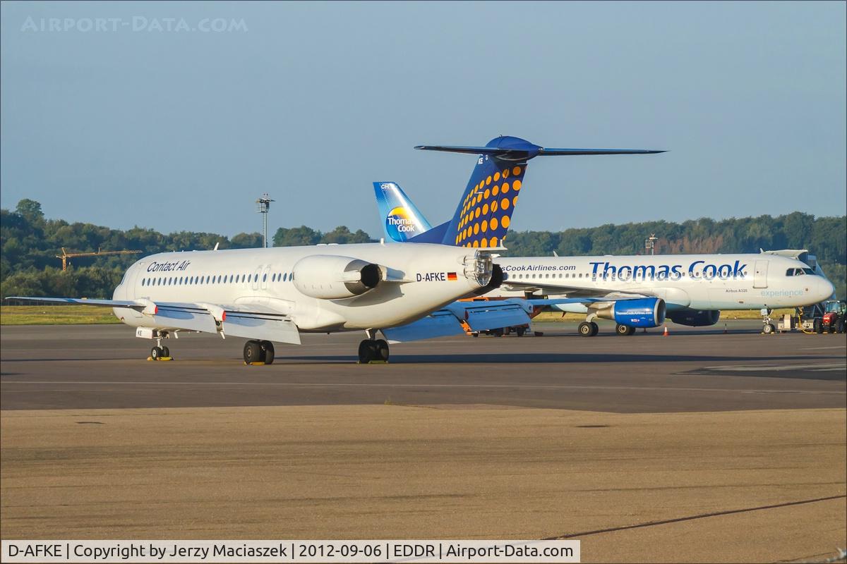D-AFKE, 1995 Fokker 100 (F-28-0100) C/N 11505, Fokker 100