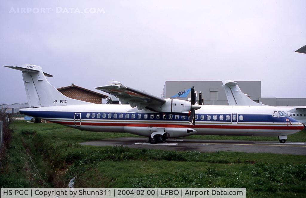 HS-PGC, 1995 ATR 72-202 C/N 452, Returning to lessor and stored in old c/s without titles