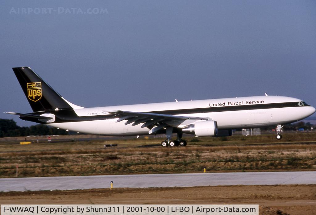 F-WWAQ, 2001 Airbus A300F4-622R(F) C/N 0821, C/n 0821 - To be N138UP