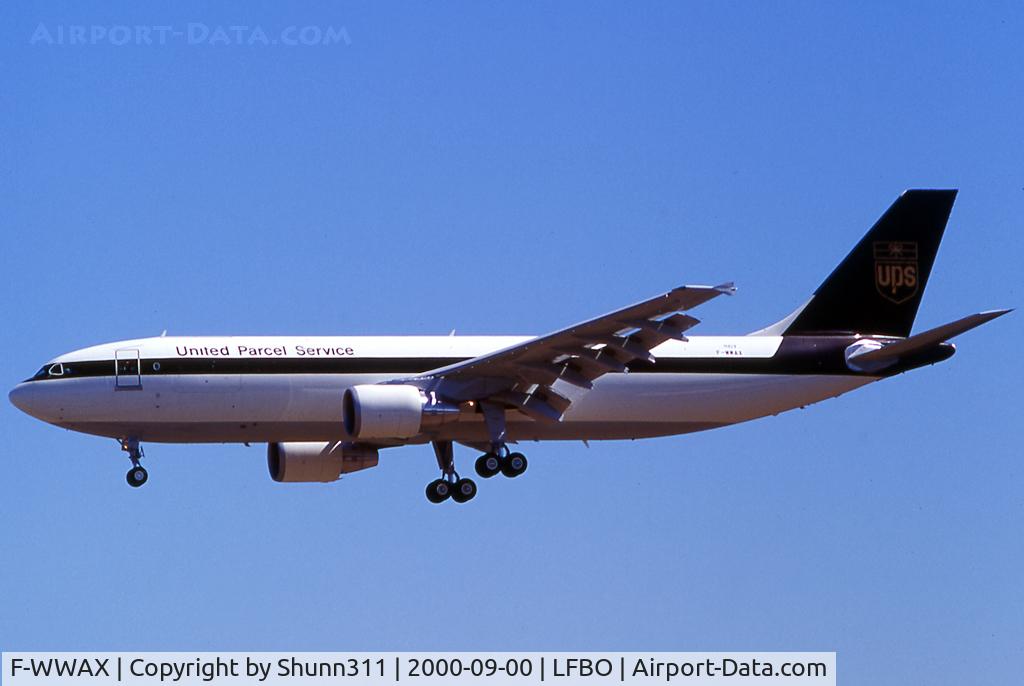 F-WWAX, 2000 Airbus A300F4-622R C/N 0807, C/n 807 - To be N122UP