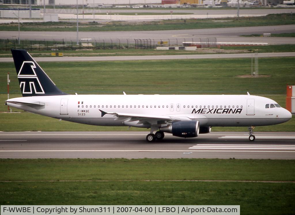 F-WWBE, 2007 Airbus A320-214 C/N 3123, C/n 3123 - To be N213MX