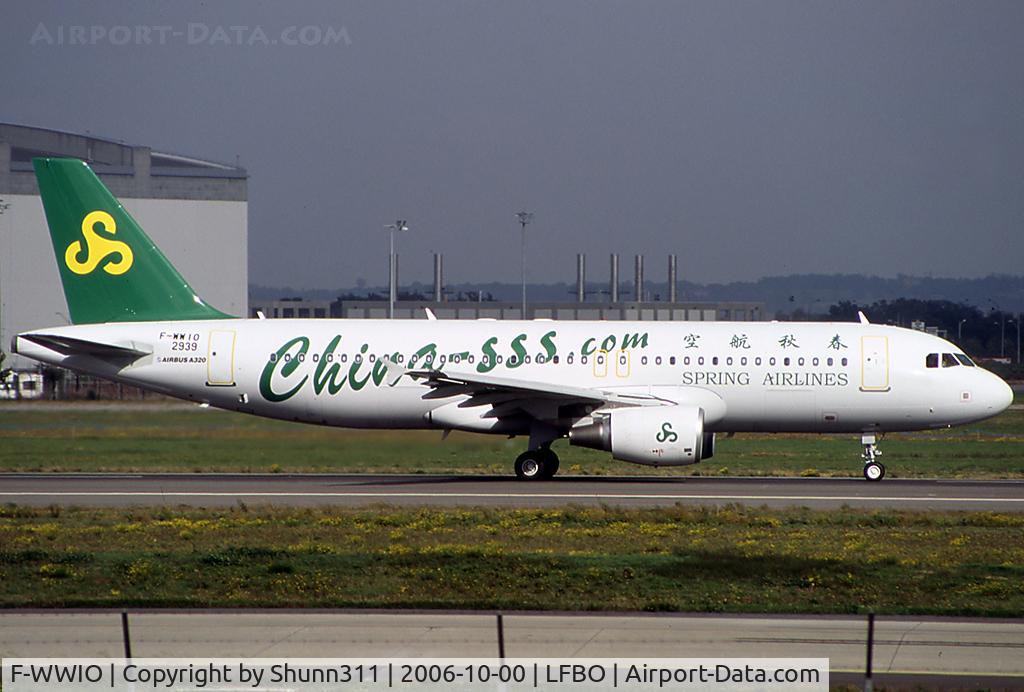 F-WWIO, 2006 Airbus A320-214 C/N 2939, C/n 2939 - To be B-6301