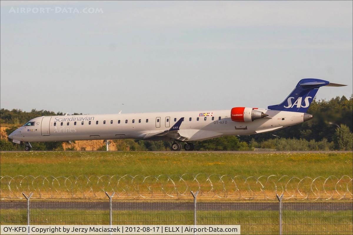 OY-KFD, 2009 Bombardier CRJ-900 (CL-600-2D24) C/N 15221, CRJ-900