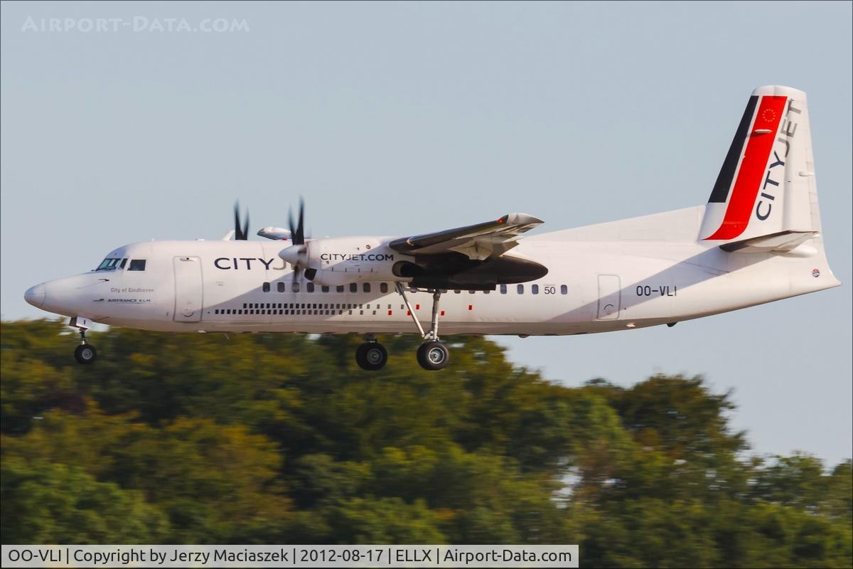 OO-VLI, 1991 Fokker 50 C/N 20226, Fokker 50