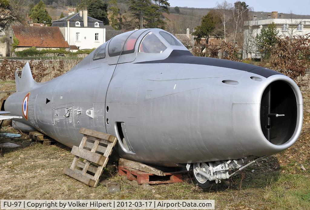 FU-97, Republic F-84F Thunderstreak C/N Not found (FU-97/53-6539), at savigny-les-Beaune
