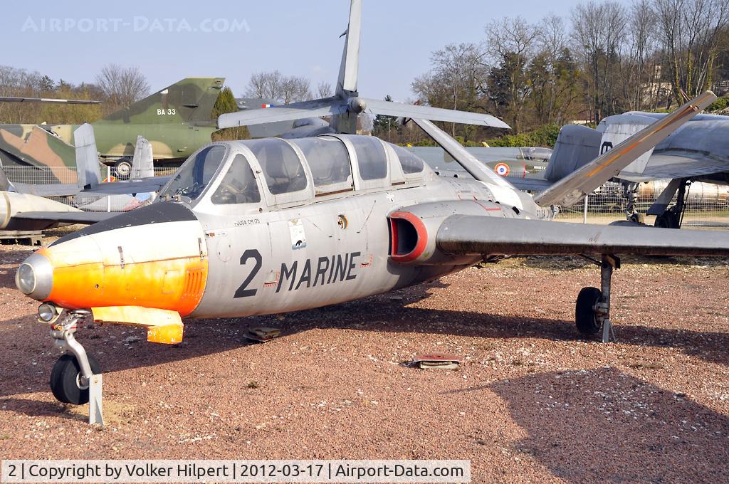 2, Fouga CM-175 Zephyr C/N 2, at Savigny-les-Beaune
