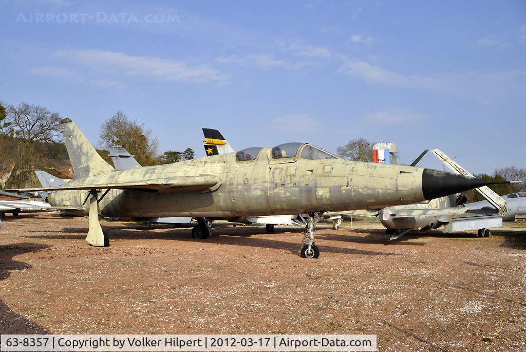 63-8357, Republic F-105F Thunderchief C/N F134, at Savigny-les-Beaune