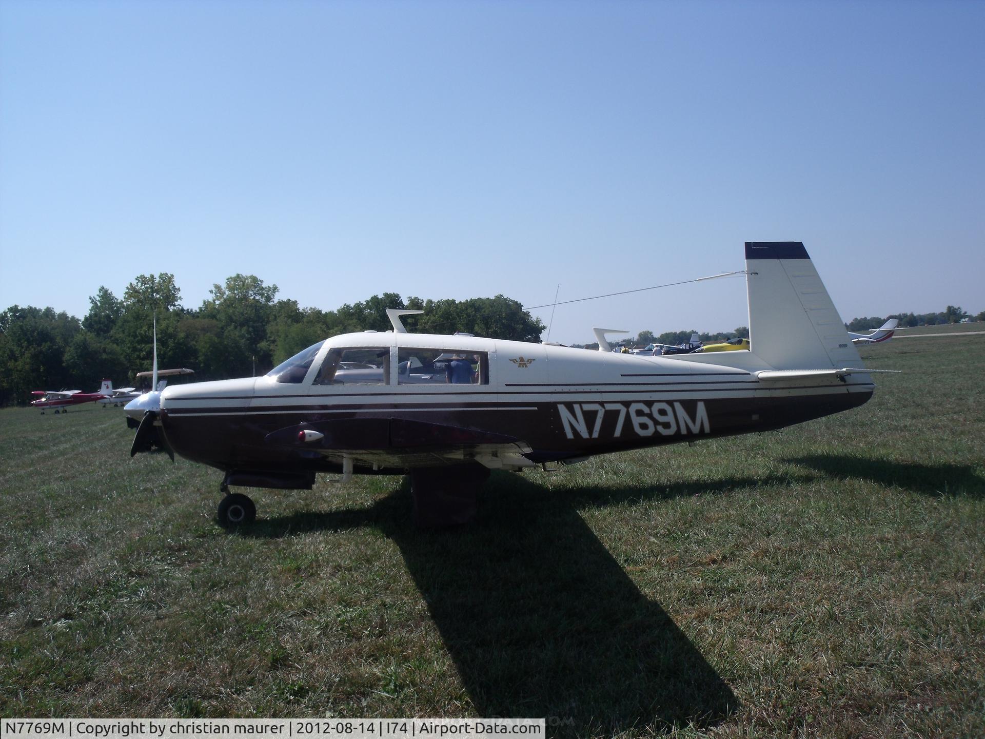 N7769M, 1974 Mooney M20F Executive C/N 22-0025, mooney