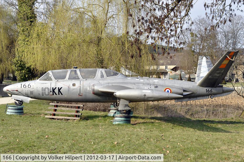 166, Fouga CM-170R Magister C/N 166, at Savigny-les-Beaune