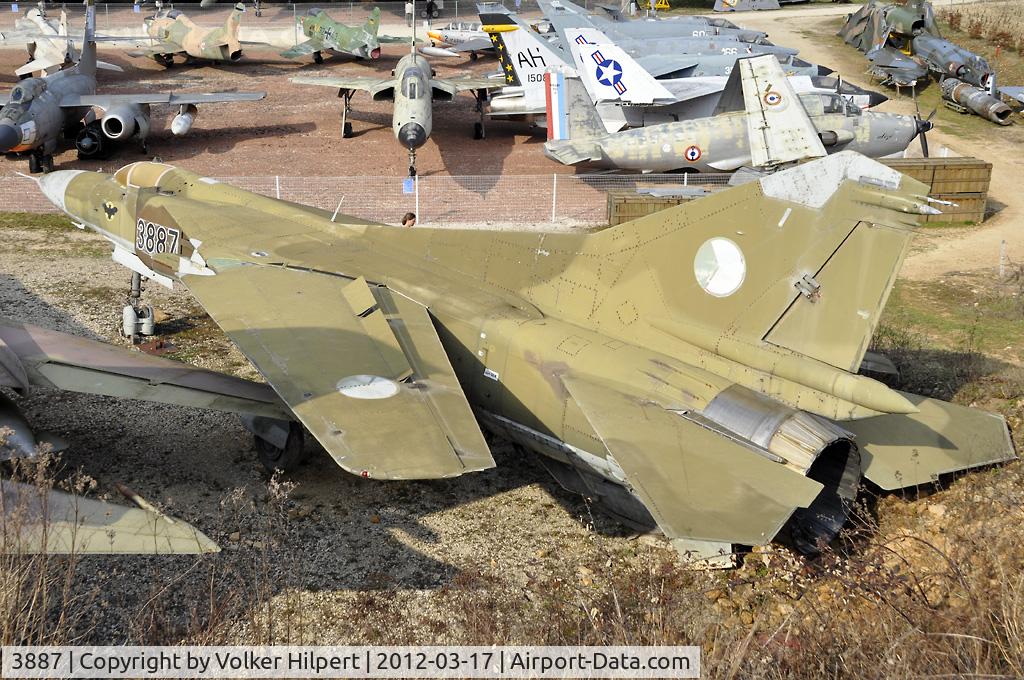 3887, Mikoyan-Gurevich MiG-23MF C/N 0390213887, at Savigny-les-Beaune