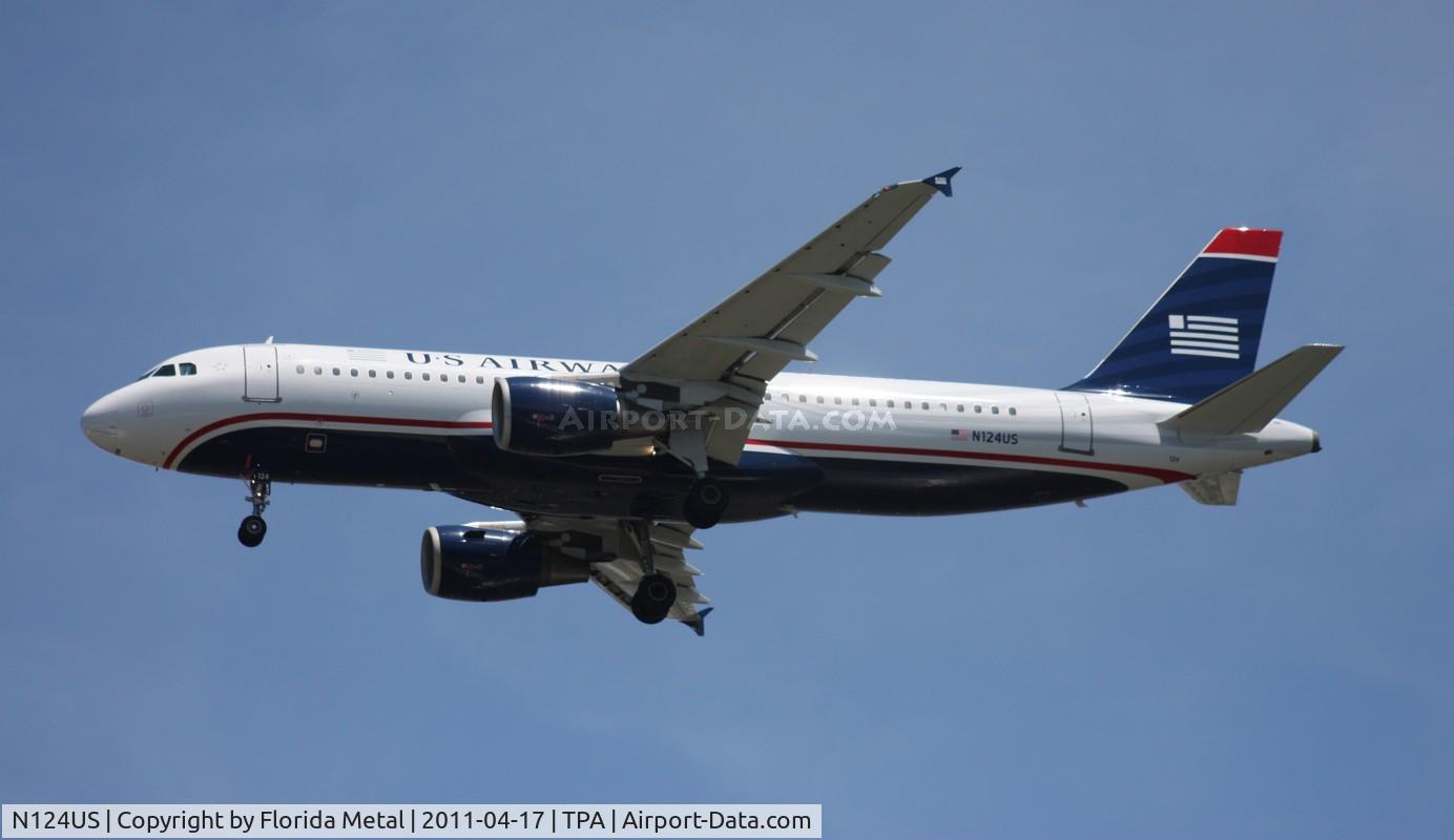 N124US, 2000 Airbus A320-214 C/N 1314, US Airways A320