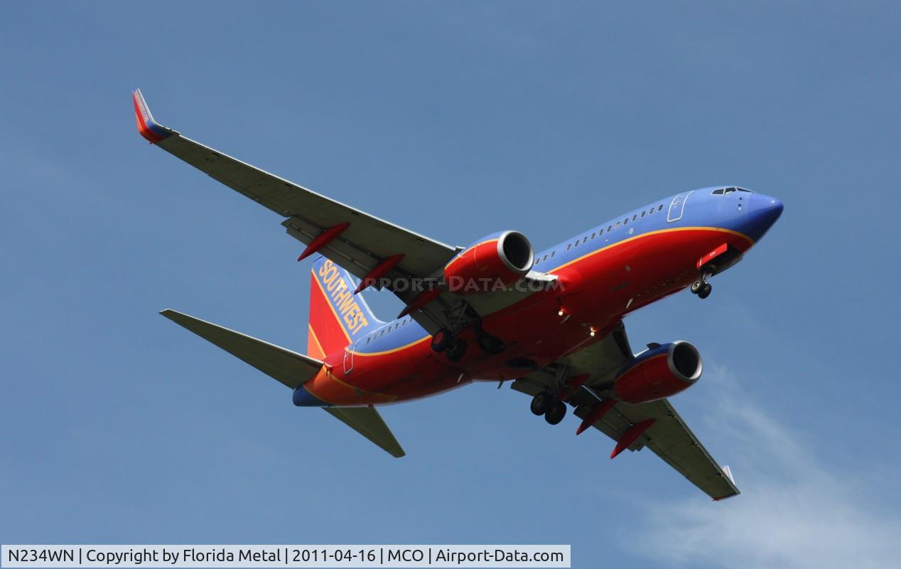 N234WN, 2006 Boeing 737-7H4 C/N 32502, Southwest 737