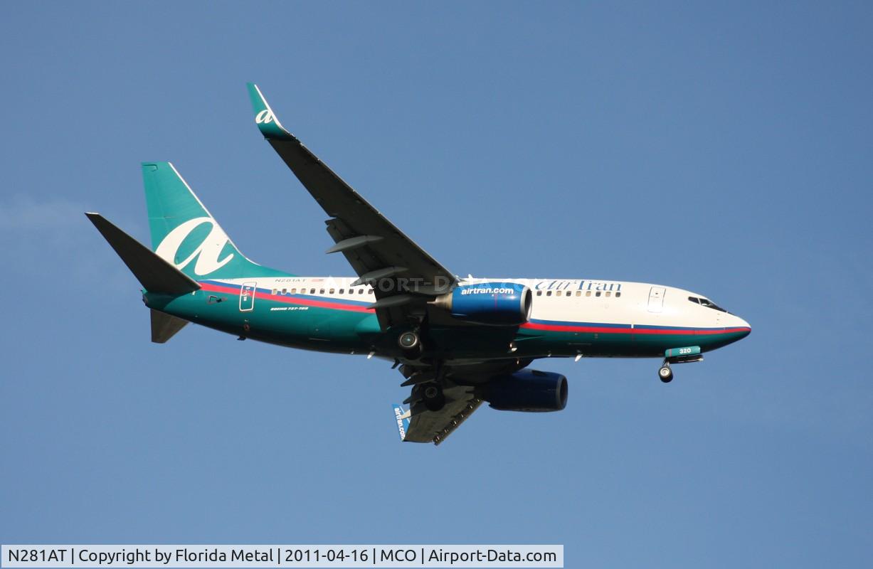 N281AT, 2006 Boeing 737-7BD C/N 33922, Air Tran 737
