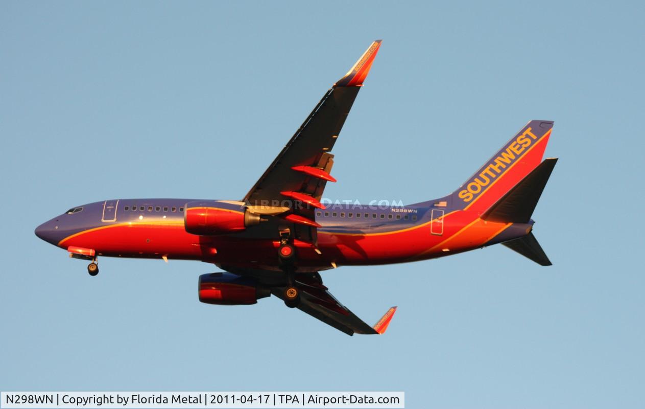 N298WN, 2007 Boeing 737-7H4 C/N 32543, Southwest 737