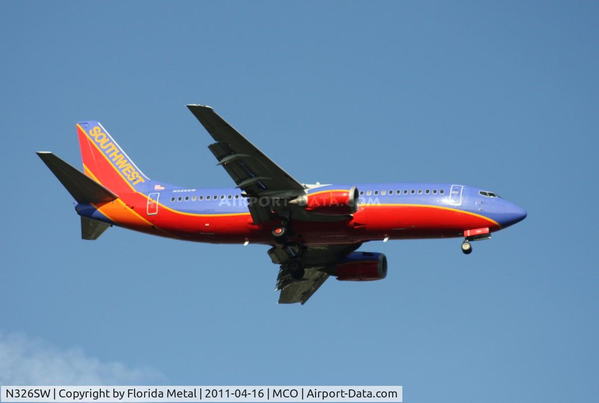 N326SW, 1987 Boeing 737-3H4 C/N 23690, Southwest 737