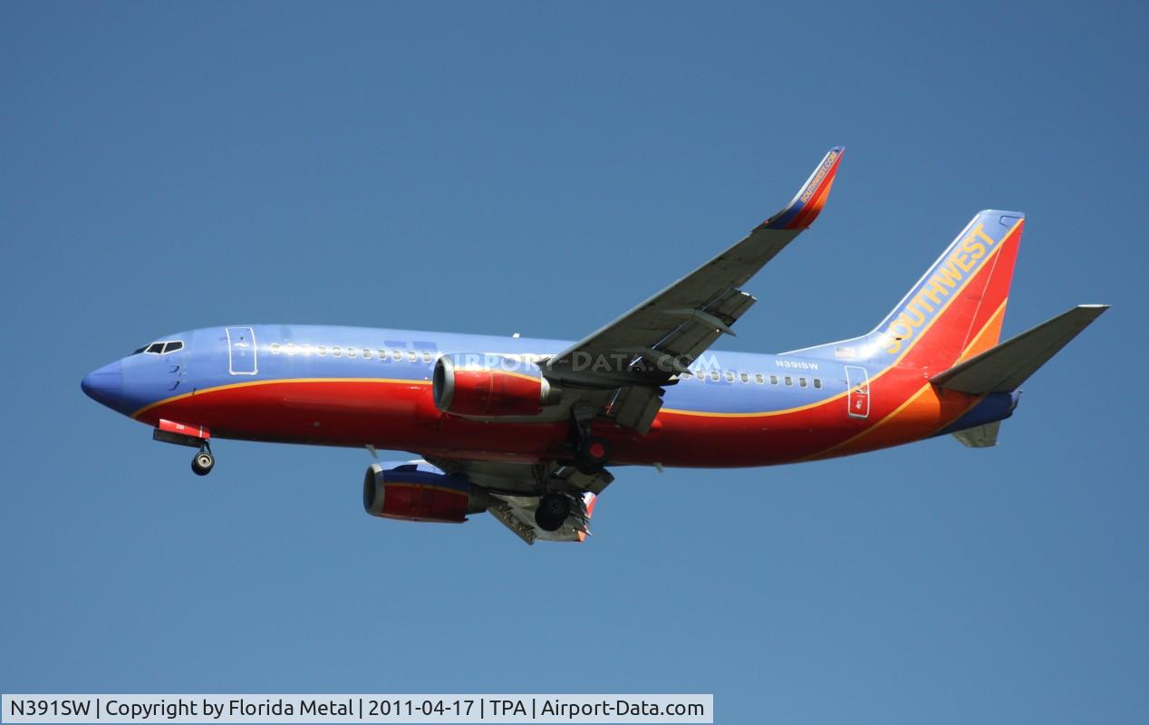 N391SW, 1994 Boeing 737-3H4 C/N 27378, Southwest 737