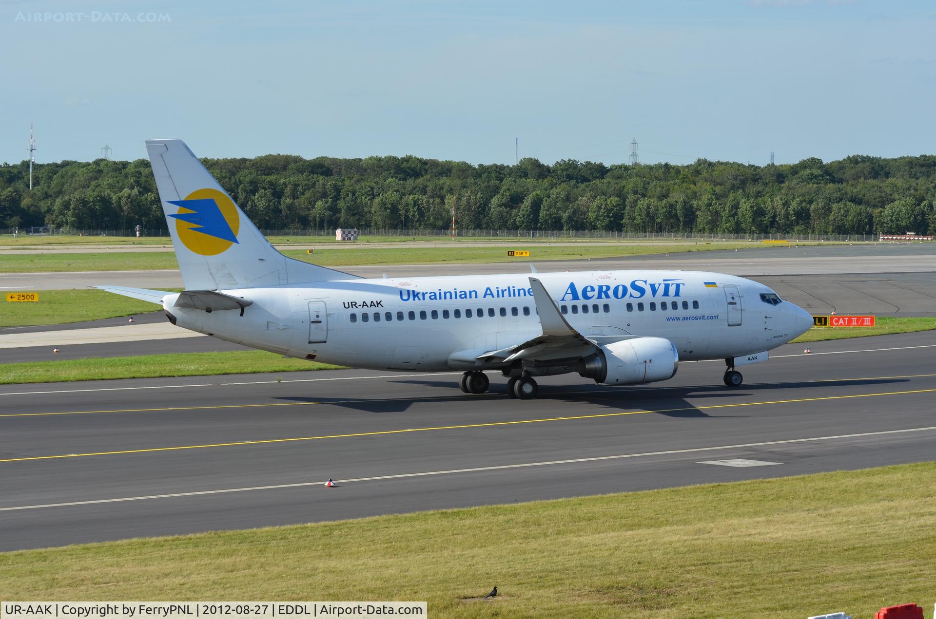 UR-AAK, 1990 Boeing 737-548 C/N 24968, Ready to fly back to the Ukraine.