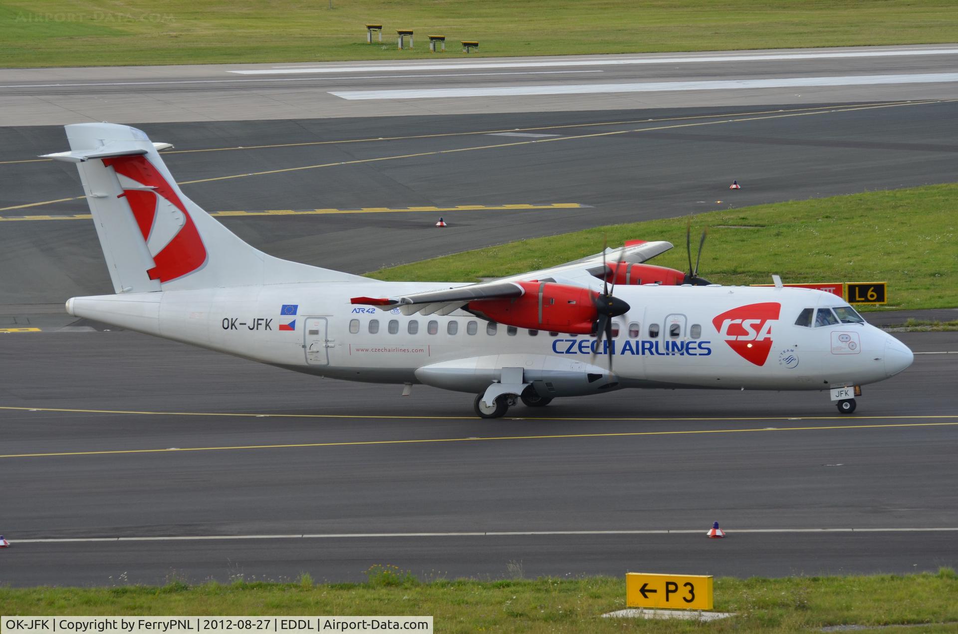 OK-JFK, 2004 ATR 42-500 C/N 625, Arriving from Prague.
