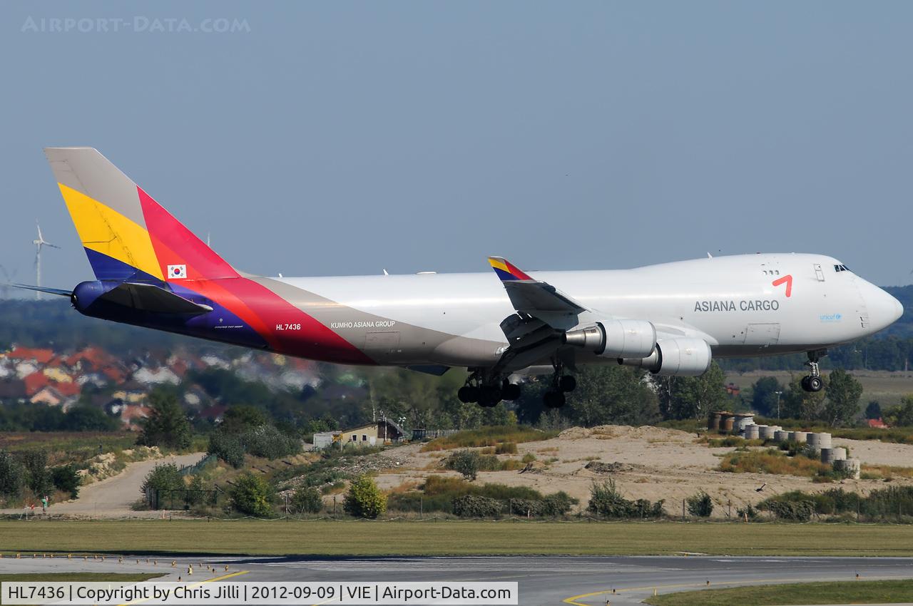 HL7436, 2002 Boeing 747-48EF (SCD) C/N 29170, Asiana Cargo