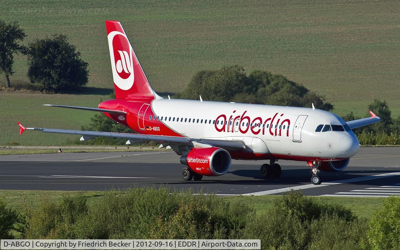 D-ABGO, 2008 Airbus A319-112 C/N 3689, line up for departure from RW09