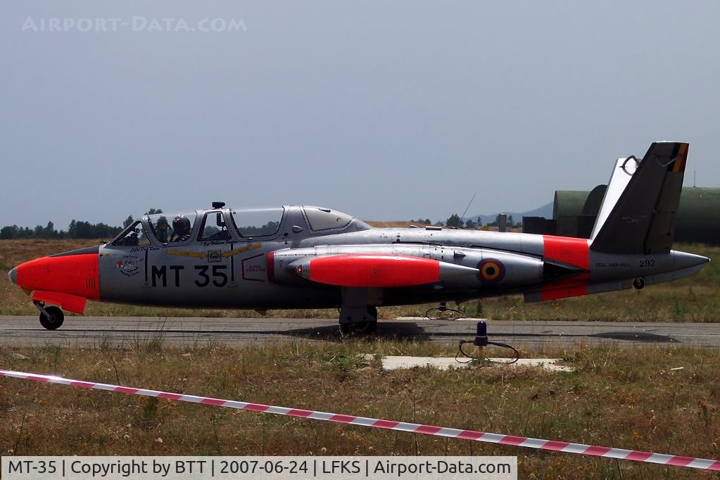 MT-35, Fouga CM-170R Magister C/N 292, Airshow 2007 BA-126 Capitaine Preziosi